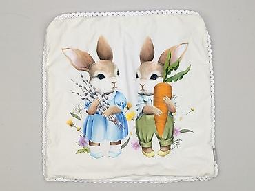kuferek pepco: Poszewka dekoracyjna Home&You 45x45 cm - Wzór: urocze króliczki – — 1