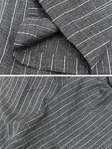 qara kostyum kişi: Kişi kostyum dəsti – şpinli (pinstripe) dizayn Yaz Yay Payiz ücün 54 — 5