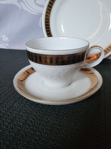 Kuhinjski setovi: Set porcelanski Kahla Istocna Nemacka 70te. Trodelni set,nigde — 4