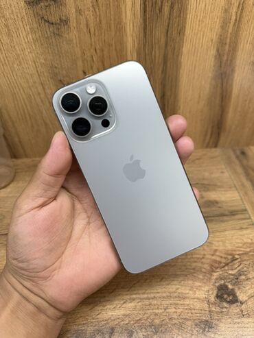 пк каракол: IPhone 15 Pro Max, Б/у, 256 ГБ, Natural Titanium, Чехол, 86 %