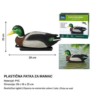 KMT Muški bez šare kačket 501214 Realistična plastična patka –