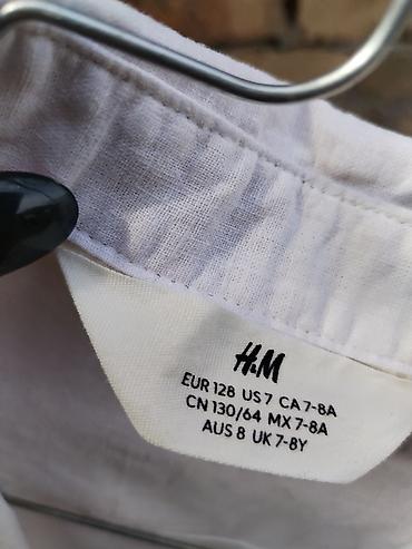 porto 79 patike: H&M košuljica za dečake, veličina 7–8 godina (EUR 128 / UK 7–8Y) — 2