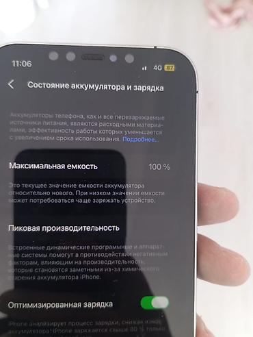 apple 12: IPhone 12 Pro Max, Б/у, 128 ГБ, Pacific Blue, 100 % — 2