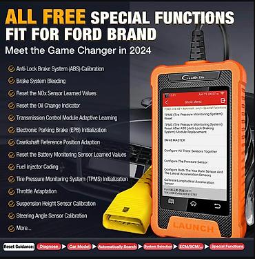 AZ - Diagnostic auto scanners: LAUNCH X431 Creader Elite OBD2 Ford, Lincoln, Mazda Može da — 14