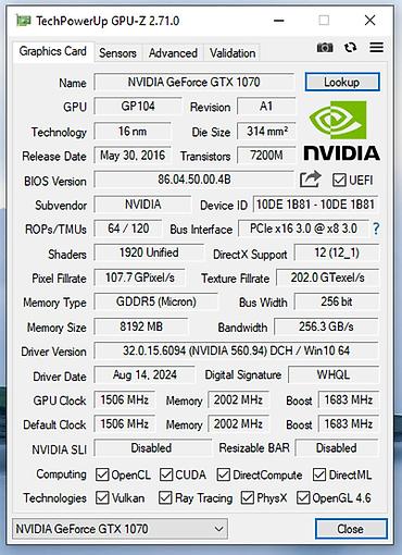 geforce gtx: Видеокарта для ПК, Б/у, Palit, GeForce GTX, 8 ГБ — 2