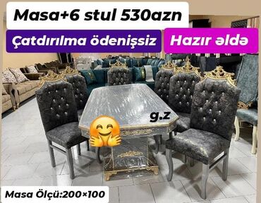 Masa və oturacaq dəstləri: Masa desti yeni