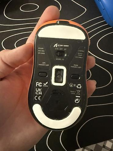 attack shark x11: Attack Shark Model X3 simsiz/simli oyun siçanı – narıncı — 2