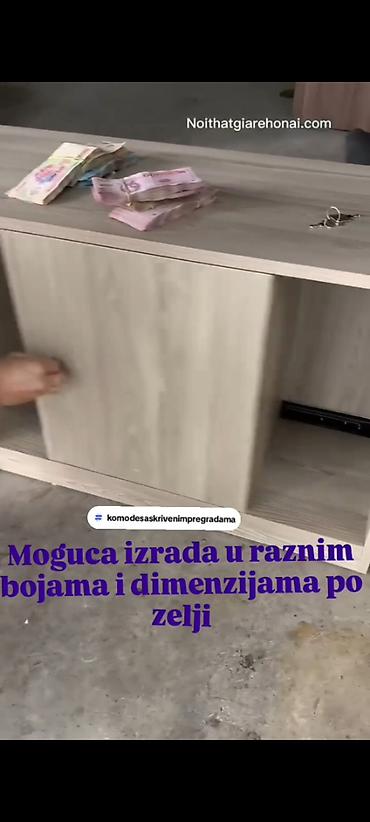 komode za lavabo: Komoda sa skrivenom fiokom Materijal: Komoda se izrađuje od Univera — 6