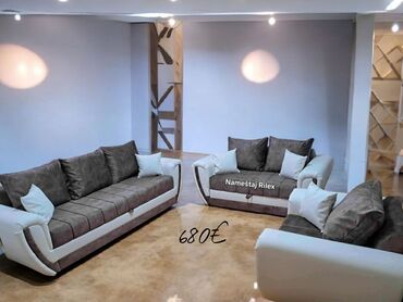 Sofe i kaučevi: Trosed–dvosjed–fotelja setovi za dnevnu sobu – više modela - Moderan — 4