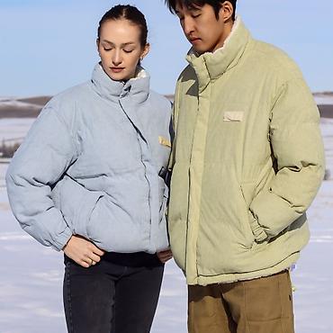 Пуховики и зимние куртки: Пуховик, Короткая модель, С мехом, Двусторонняя модель, Оверсайз, Все размеры — 1