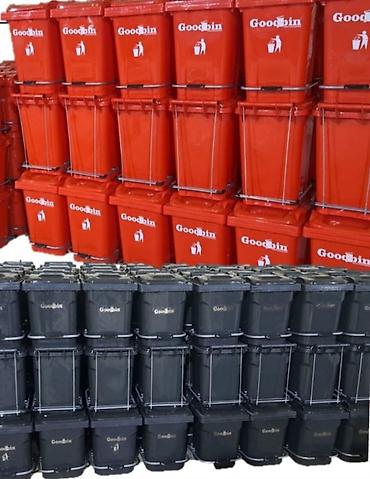 ucuz utu: “Goodbin” təkərli tullantı qutuları - Növ: Xarici və daxili istifadə — 9