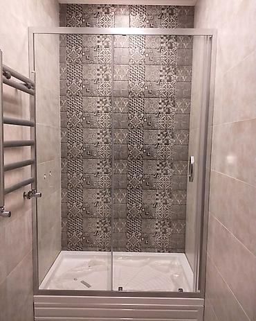 Duş kabinaları, arakəsmələr: Yeni Üstü açıq kabina, Düzbucaqlı, Ödənişli çatdırılma — 24