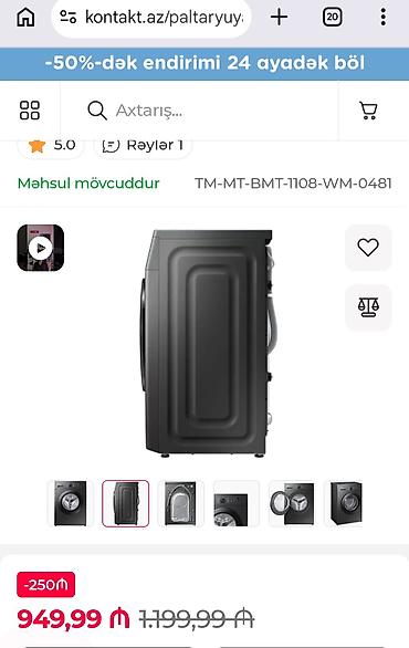 irşad paltaryuyan samsung: Endirim olunacaq. Paketi heç açılmayıb. Son modellərdən biridir — 3