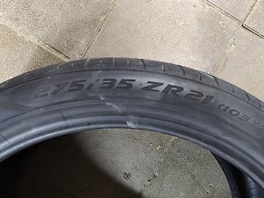 275/35 ZR21 yay/yüksek sürət sinfli avtomobil Pirelli şinləri - Ölçü