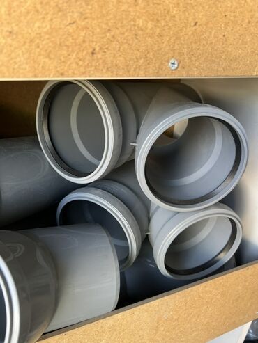 фитинги для пластиковых труб: Отвод, Пластик, Диаметр резъбы: 110 мм