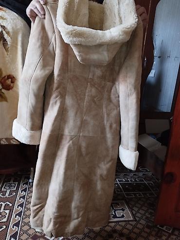 дубленки в баку: Qadınlar üçün təbii qoyun dərisindən uzun kürk/palto - Material — 3