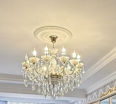 İşıqlandırma: Çılçıraq, 10 və daha çox lampa, Metal — 9