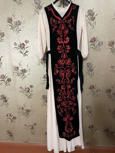 черное длинное вечерное платье: Кече көйнөгү, Узун модель, S (EU 36)