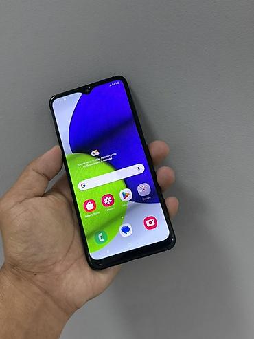 оперативка 32: Samsung Galaxy A22, Б/у, 128 ГБ, цвет - Черный, 2 SIM — 2