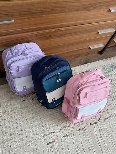 kipling monkey: Детские рюкзаки - Три цвета на выбор: темно‑синий с бирюзовым — 2