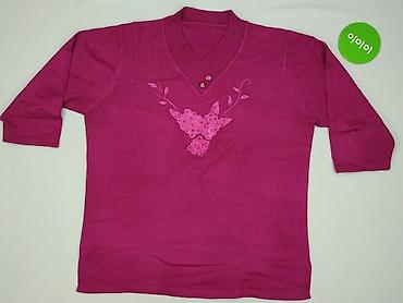 sweter fuksja: Sweter damski, rozmiar XL — 2