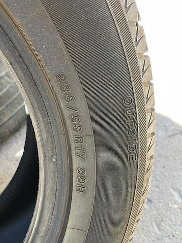 Шиналар 235 / 55 / R 17, Жай, Колдонулган, Комплект, Жеңил унаалар — 2