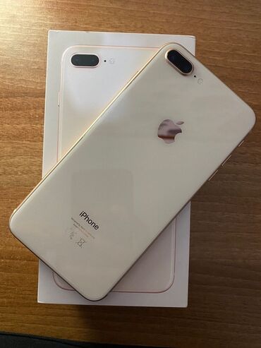 IPhone 8 Plus, 64 ГБ, Золотой, Face ID, Отпечаток пальца, Беспроводная зарядка