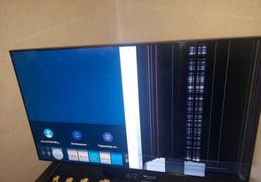 ekrani sinib: Yeni Televizor Samsung OLED 55" 4K (3840x2160), Ünvandan götürmə