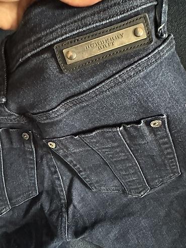 cins walvar: Burberry qadın cins şalvarı. Original. - Model: Low Bootcut — 3