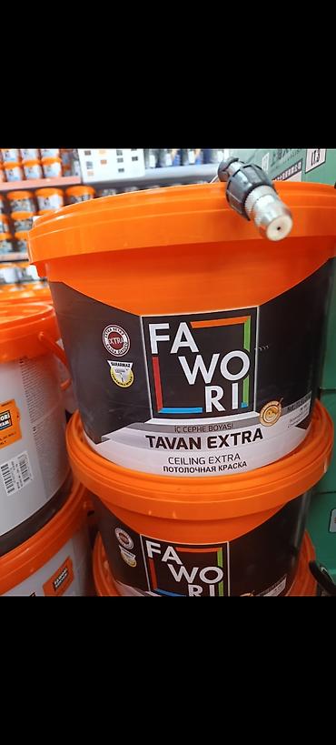 Акриловая краска: Краска потолочная Fawori Tavan Extra (Ceiling Extra)20 кг на 100 — 1