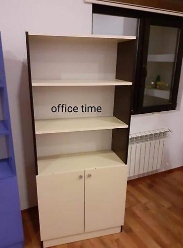 Sifarişlə ofis mebeli: Düz dolab, 2 qapılı, Polkalı, Siyirməsiz, Azərbaycan — 1