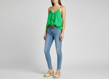 zara bluzy: Zara, Top damski, rozmiar M