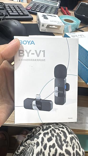 apple studio: Беспроводные микрофонные системы BOYA 2.4 ГГц Варианты на выбор: - — 7