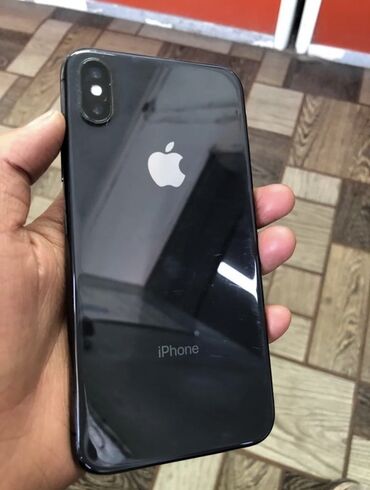 мобильные телефоны ми новые без бу: IPhone X, Колдонулган, 64 ГБ, Каптама, 100 %