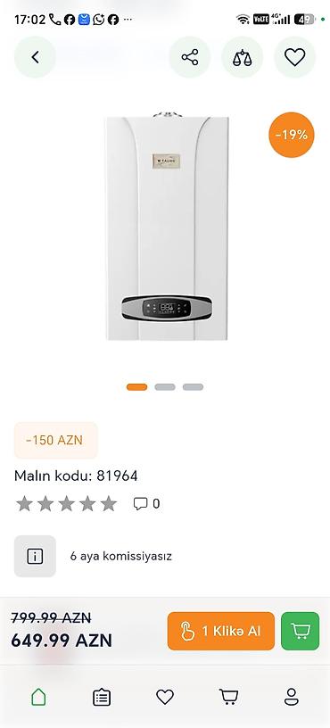 təzə kombilər: TAUBE 24kw cəmi 2 ay işlənib təzədir demək olar irsada 650 azndi — 3
