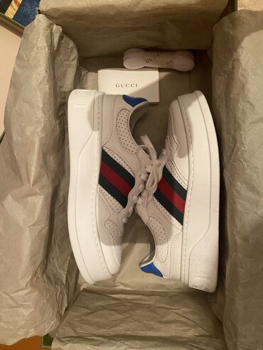 обувь оптом дордой: Кроссовки, 35, Gucci, Б/у, цвет - Белый