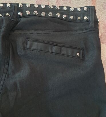 Farmerke: REPLAY original crne farmerke sa nitnama, baš moćno izgledaju, blago — 4