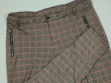 plisowane spodnie reserved: Material trousers for women, size L (EU 40)