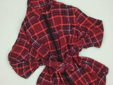 koszula damska w kolorową kratę: Women`s shirt, size S
