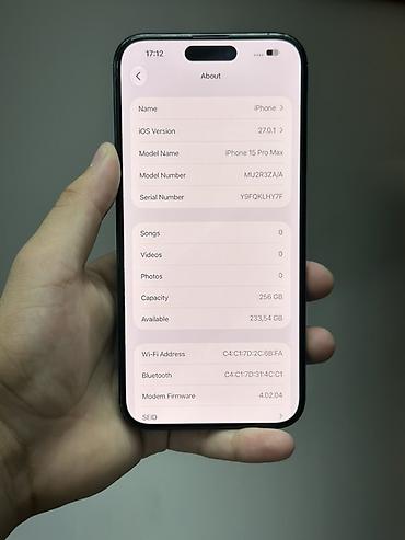 15 pro iphone: IPhone 15 Pro Max, Б/у, 256 ГБ, Синий, Чехол, 87 % — 4