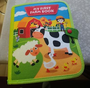 Развивающая мягкая книга «My First Farm Book» (ферма). Новая. из