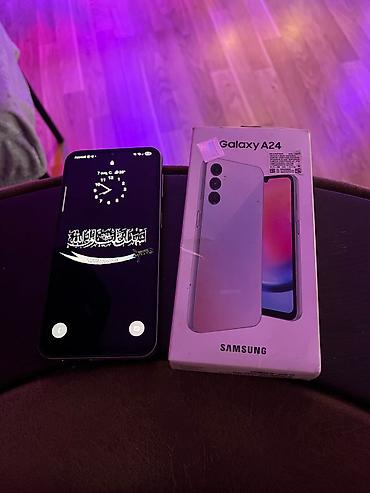 samsung tv ikinci el: Samsung Galaxy A24 4G, 128 GB, rəng - Gümüşü, Barmaq izi — 1