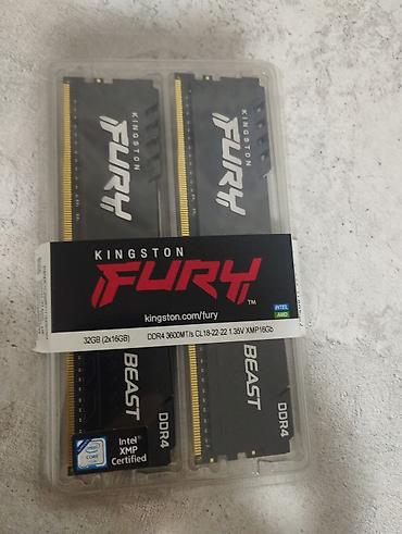 rush wave: Оперативная память (RAM) для ПК, Новый, Kingston Fury, 32 ГБ, DDR4, 3600 МГц — 1