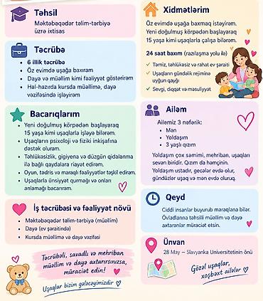 azərbaycan: BAŞLIQ: Elanı sona kimi oxyun Əziz valdeyinler ❤️Peşəkar Məktəbəqədər — 2