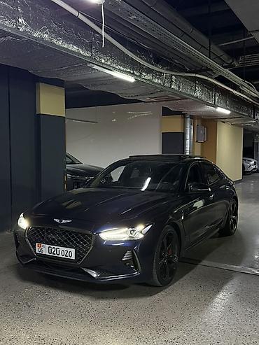 Другие автомобили: Редкая модификация Genesis G70, темно-синий седан бизнес‑класса с — 5