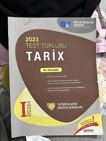 Книги и журналы: DİM “Test Toplusu 2023” dəstəsi – I və II hissələr Tərkib: - English — 9