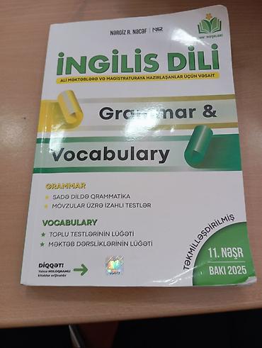 goy cadir qiyməti: Nərgiz r.nəcəf ingilis dili grammar and vocabulary satılır ucuz — 1