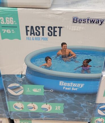Qaçış trenajorları: Yeni Şişmə Hovuz Bestway, 4.1 - 5 m, 4001 - 4500 l