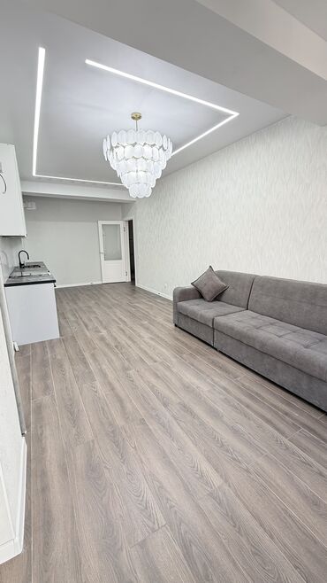 квартира керек узак моонотко: 2 бөлмө, 55 кв. м, Элитка, 4 кабат, Евроремонт