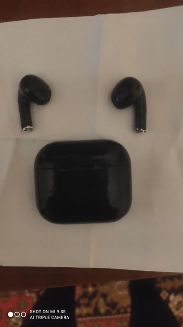iphone xr lalafo: Qara rəngli simsiz TWS qulaqcıq dəsti - Komplekt: 2 ədəd qulaqcıq + — 1